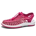 thumbnail image 4 of Sandalias de gladiador para hombre, zapatos de verano tejidos hechos a mano de alta calidad para hombre, sandalias de playa informales sin cordones para exteriores, zapatillas planas, 4 of 5