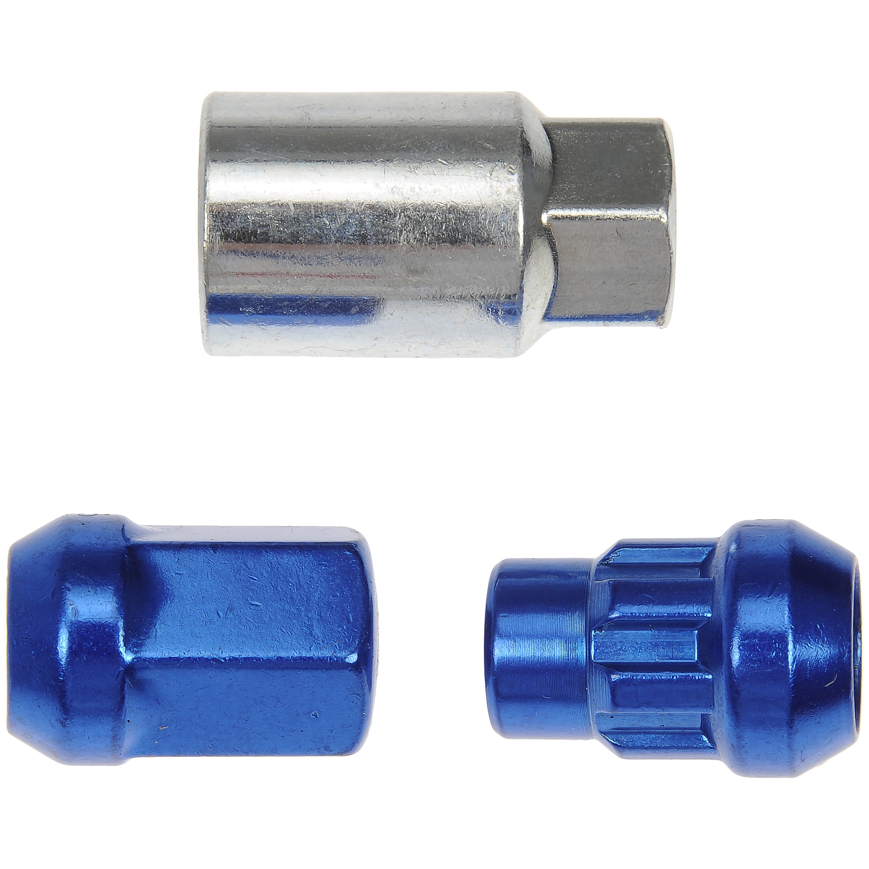 Dorman 713-675D Wheel Lug Nut for Specific Models, Blue Chrome (Pack of 20)