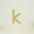 thumbnail image 1 of Package of 1, 18 Inch X 3/4" Thickness MDF Letter k in The Century Gothic Font, Thick, Lower Case for Art & Craft Project, Made in USA, 1 of 4