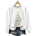 thumbnail image 2 of Antqov Sweatshirt for Women, Crewneck Pullover Christmas Print Oversized Long Sleeve Shirts, Fall Winter Party Fashion Funny Comfy Casual Sweatshirts, 2 of 6