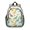 Dinosaur and Leaf, variant on Dinosaur and Leaf Black Pattern Backpack for School, Cute School Bag with Adjustable Shoulder Straps and Padded Back, 15"x11.42"x5.5"