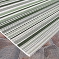 thumbnail image 3 of Couristan Dolce Striped 2'3" x 3'11" Grass Indoor/Outdoor Rug, 3 of 7