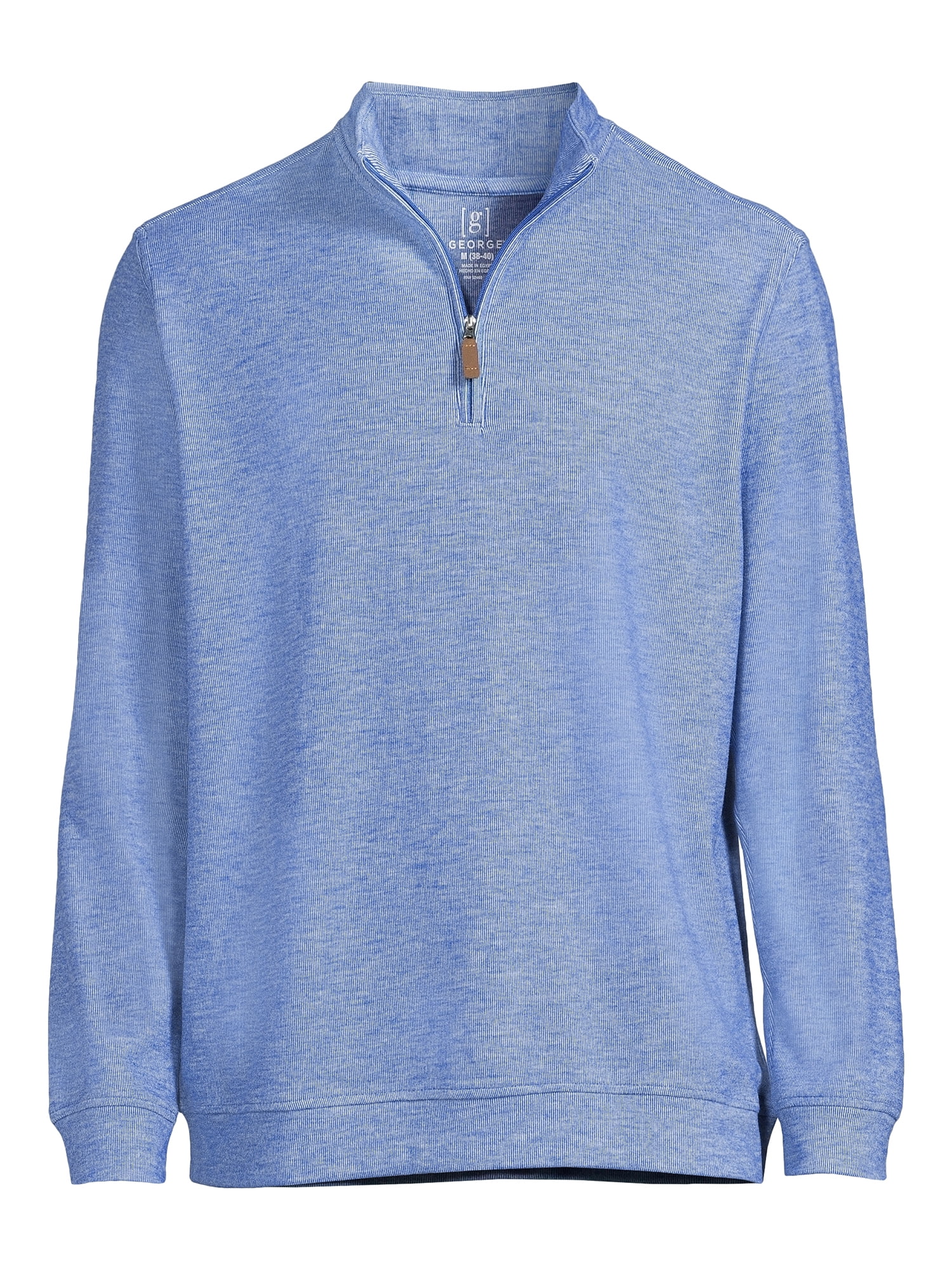 George Men's Knit Quarter Zip Pullover Top, Sizes S-3XL