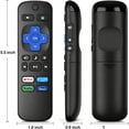 thumbnail image 2 of Replacement Remote Control for Roku TV, Compatible for TCL Roku/Hisense Roku/Onn Roku/Sharp Roku/Element Roku/Westinghouse Roku/Philips Roku/Sanyo Roku Smart TVs (Not for Roku Stick,Box and Players), 2 of 6