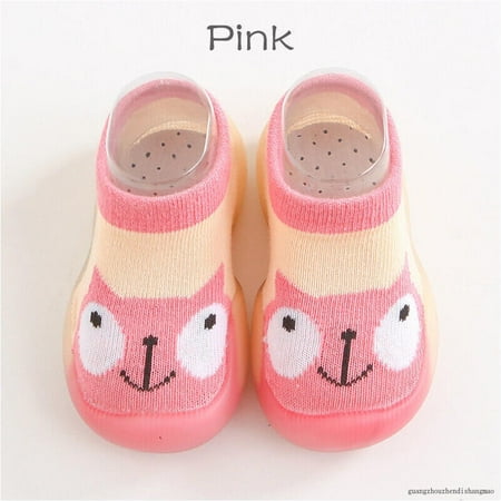 

Kids Baby Girls Boys Toddler Anti-Slip Slippers Socks Cotton Shoes Winter Warm