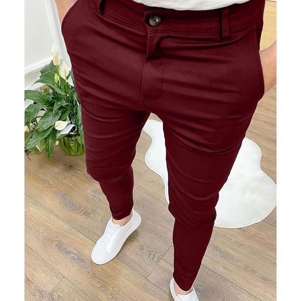 Pantalones largos de verano para hombre, de pierna recta, para uso diario, finos, informales, de negocios, de rayón