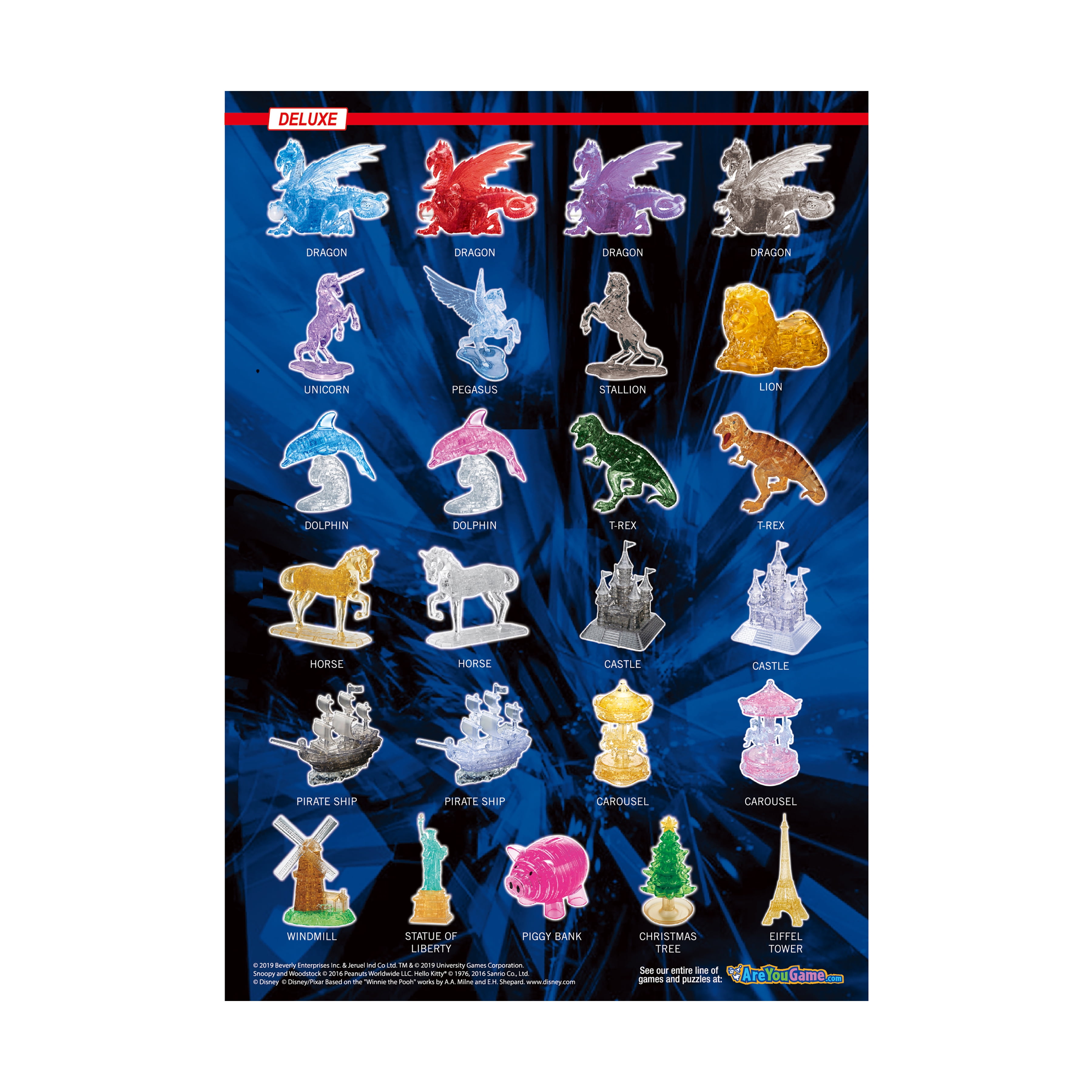 Koala Original Original 3D Crystal Puzzles from BePuzzled, Ages 12