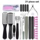 thumbnail image 1 of Professional Pedicure Tool Set Foot Care Kit Stainless Steel Foot File, 1 of 5
