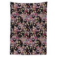 thumbnail image 3 of Ambesonne Owls Tablecloth Rectangular Table Cover, Crazy Birds Tasty Cupcakes, 60"x90", Multicolor, 3 of 4
