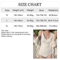 thumbnail image 3 of Women's One Piece Swimsuit Swimsuits Cross Front V Neck Swimsuits, 3 of 5