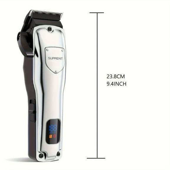 FuzzyFix Professional Pet Grooming Kit - Low Noise, Rechargeable Hair Trimmer with Ceramic Blades for Dogs & Cats with Thick Coats