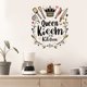 thumbnail image 2 of Adhesivos de pared de PVC para utensilios de cocina con forma de corona, 30 x 30 cm, 2 of 4