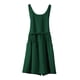 thumbnail image 3 of Delantal de cocina Macarena delantal portátil de cuello redondo con bolsillos verde, 3 of 8