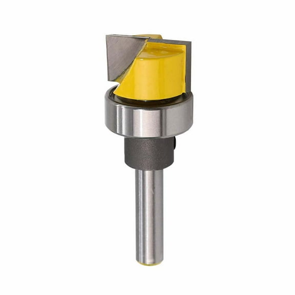 Big Horn 19670 1/4" Shank Mortising Hinge w/Top 5/8" Dia Bearing Router Bit - Replaces Templaco CB-4