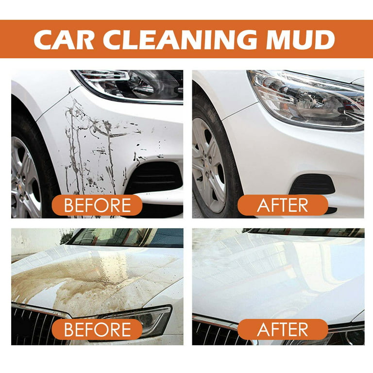 Car Cleaning Mud, Paint Surface Cleaning, Stains Refurbishment and Maintenance, Windshield Degreasing, Cleaning Mud Savings on Cleaning, Size: Medium