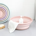 thumbnail image 2 of OATIPHO Water Containers for Camping Silicone Round Collapsible for Home Use Pink 1Set, 2 of 8