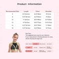 thumbnail image 6 of Hansber Kids Girls Turtleneck Glossy Metallic Color Block Ballet Dance Crop Tank Top Workout Yoga Gymnastic Shirts Silver 10, 6 of 6