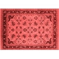 thumbnail image 1 of Ahgly Company Indoor Rectangle Oriental Red Industrial Area Rugs, 8' x 12', 1 of 4