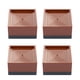 thumbnail image 1 of Generic Almohadillas antideslizantes para lavadora, muebles y electrodomésticos, color marrón, 7.8x7.8 cm, altura 4 cm, 4 piezas, silenciosas y resistentes a la humedad., 1 of 6