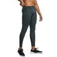 thumbnail image 3 of IYTR Men's Sweatpants Tight Pant High Elasticity Breathable Fitness Training Running Sports Pants Solid Color Sweatpants Hiking Fashion Casual Comfy Baggy Pants Trousers (Dark Gray,M), 3 of 6