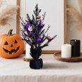 thumbnail image 5 of Halloween Decorations Indoor Black Halloween Tree Small Halloween Tree With And Black Halloween Christmas Tree For Front Door Mantel Home Tabletop Decor, 5 of 5