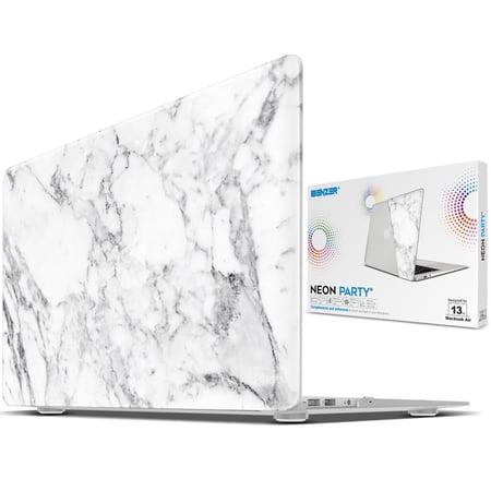 UPC: 0817345026929 | Superior Ibenzer Neon Party Macbook Pro 13 A1706& A1708 White Marble Case Newest 2016-2018 Release