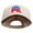 Khaki Black, variant on Republican Elephant USA Embroidered Big Size High Profile Twill Cap - Black XL-3XL