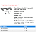 thumbnail image 2 of Right Exhaust Manifold - Compatible with 1987 GMC V1500, 2 of 2
