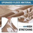 thumbnail image 3 of Stretch Dining Chair Covers Set of 4 Chair Covers for Dining Room Parsons Chair Slipcover Chair Protectors Covers Dining, Feature Modern Floral Printed Design, Camel, 3 of 7