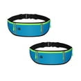 thumbnail image 1 of Toystoory Riñonera impermeable para correr, riñonera reflectante de seguridad con cremallera, funda para senderismo, almacenamiento Unisex para Mochilas de mochilero Cielo azul, 1 of 6