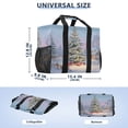 thumbnail image 3 of Large Handbag Waterproof Tote Laundry Bag Beach Bag Pool Bag Travel Tote Bags Kitchen Reusable Grocery Bags Beautiful Christmas, 3 of 8