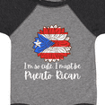 thumbnail image 4 of Inktastic I'm So Cute, I Must Be Puerto Rican Sunflower Puerto Rico Boys or Girls Baby Bodysuit, 4 of 5