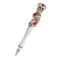thumbnail image 2 of Ebros Day Of The Dead Sugar Skull Pen Set of 3 Writing Pens (Hearts And Roses), 2 of 2