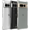 thumbnail image 4 of Case for Google Pixel 7 Pro 6.7 Inch (Not for 7) Reinforced Corner Bumper, Crystal Clear Cover Slim Fit Shockproof Flexible TPU Phone Case for Pixel 7 Pro 2022 - Transparent, 4 of 7
