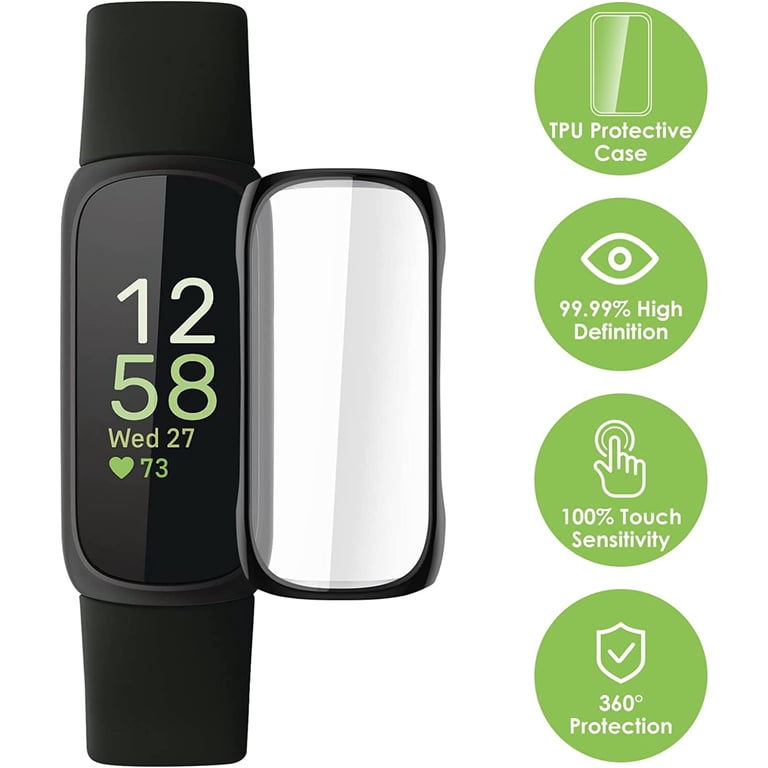 Custodia Protettiva Per Schermo In Tpu Da 3 Pezzi Per Smartwatch Fitbit