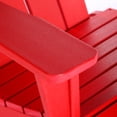 thumbnail image 2 of FADINGFREE Outdoor Patio Rocking Chair, All-Weather HDPE Patio Rocker with Wide Armrests for Porch, Lawn & Garden, Red, 2 of 9