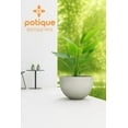 thumbnail image 5 of Grand Pot de Fleurs en Résine pour Arbres – Pot de Plante Rond Léger avec Finition Texturée en Pierre, Résistant aux Intempéries Décoratif Extérieur & Intérieur (Petite Taille - 13 Pouces), 5 of 5