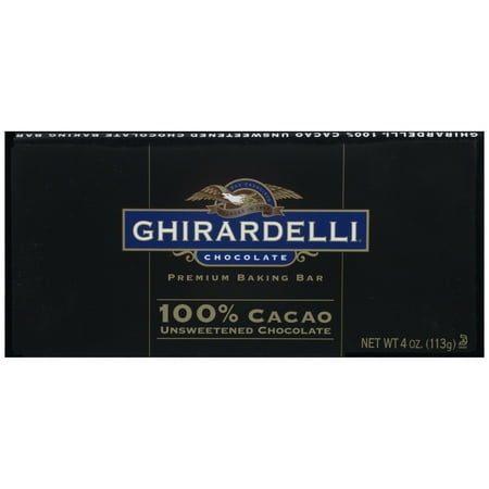 UPC 074759960106 product image for Ghirardelli Unsweetened Chocolate Baking Bar 4 Ounce | upcitemdb.com