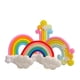 thumbnail image 1 of Set de adornos para decoración de jardín, arcilla polimérica con forma de nube arcoíris, 1 of 1