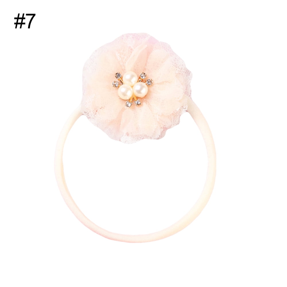 baby girl pearl headband