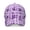 Purple Checkered Pattern, variant on Purple Checkered Pattern Baseball Cap, Casual Daily Hat with Snap Closure & Sweatband, Lightweight Shape Retaining Gifts for Unisex Men Women