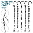 thumbnail image 2 of XmhyTop-A 10 Pieces of 9.5-inch Basket Chains with Hook Clips, Household Hanging Extension Chains, 2 of 4