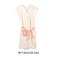thumbnail image 3 of Women's Cotton Towel Wrap After Shower Sauna Bathing Wrap, 3 of 6