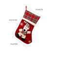 thumbnail image 3 of Oversized Plush Doll Christmas Stocking Gift Bag, Large Capacity Candy Treat Sack with Hanging Loop for Fireplace Mantel, Christmas Tree, Doorway and Holiday Party Display, Soft Plush Home Decor, 3 of 6