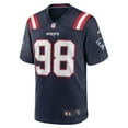 thumbnail image 2 of Men's Nike Carl Davis Jr. Navy New England Patriots Game Player Jersey, 2 of 4
