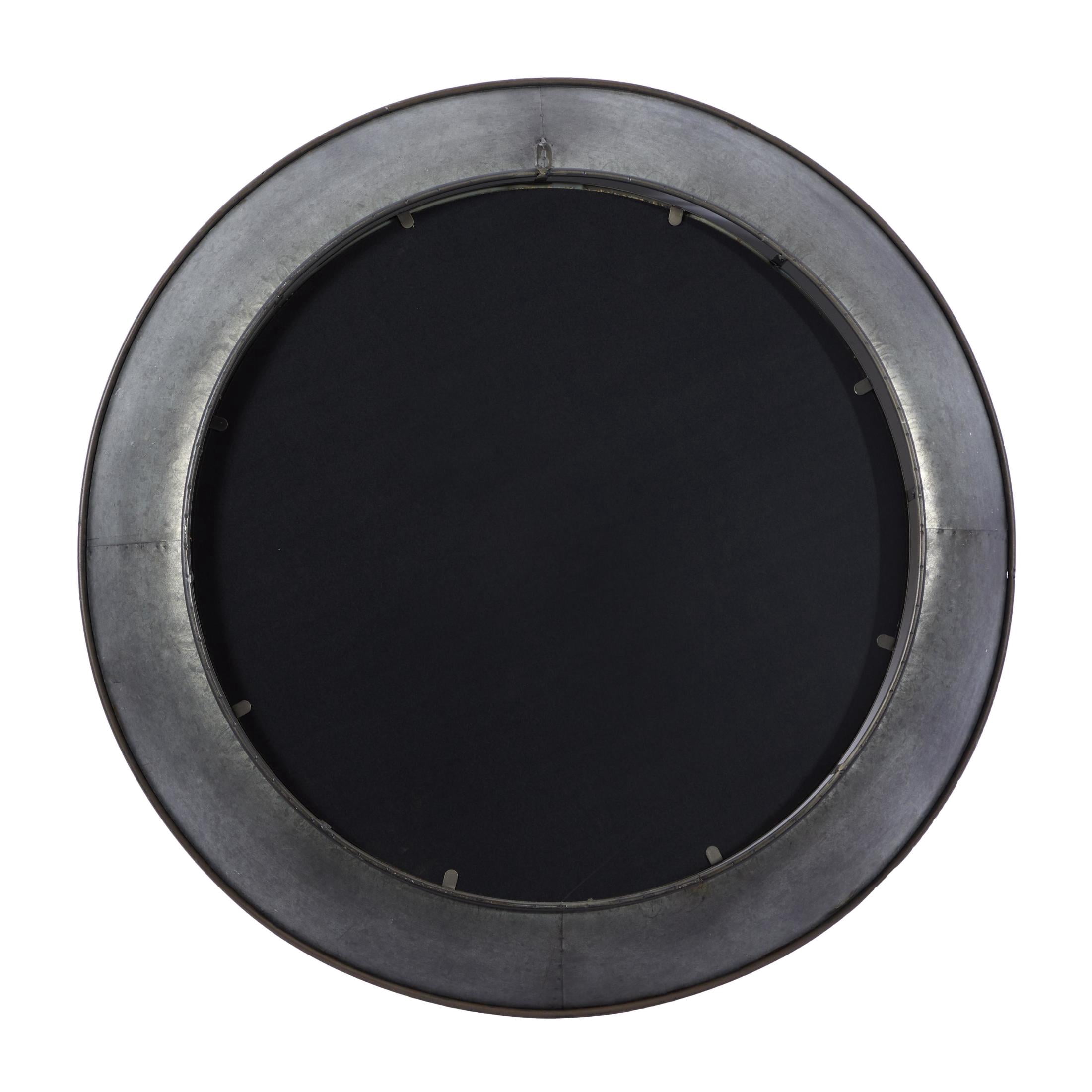 DecMode 35" x 35" Gray Wall Mirror