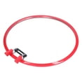 thumbnail image 1 of Embroidery Hoop, Lightweight Durable Portable Red Plastic Cross Stitch Frame  For Beginners For Office For Home, 1 of 8