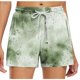 thumbnail image 1 of Pantalones Cortos Largos para las Mujeres, Pantalones Cortos Casuales Impresos de Cintura Alta No Estirable Hechos de Poliéster Transparente Airy para Todo el Uso de Temporada, Pantalones Cortos Casua, 1 of 5