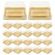 thumbnail image 2 of FELTECHELECTR 50 cajas transparentes para postres, multifunción, para pasteles, dulces y panadería., 2 of 3