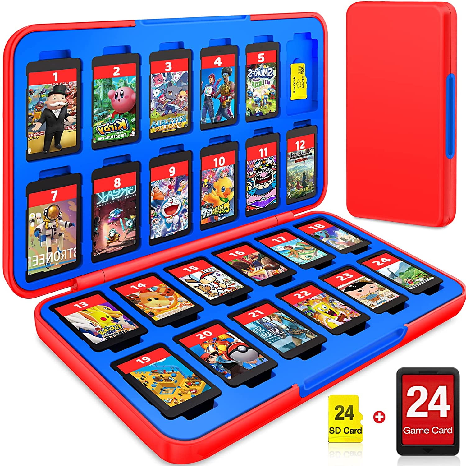 Game Card Case For Nintendo Switch OLED Games BEBONCOOL Portable Hard 